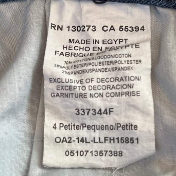 LEE | Curvy Fit Size 4 Petite Stretch - Picture 10 of 12